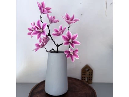 Porcelánová váza šedá