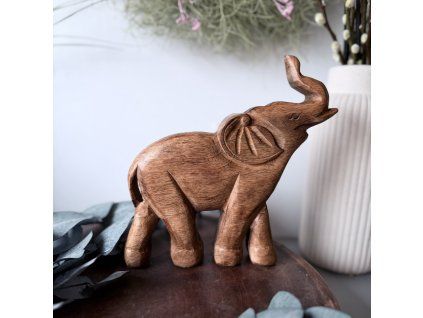 Dřevěný slon MANGO