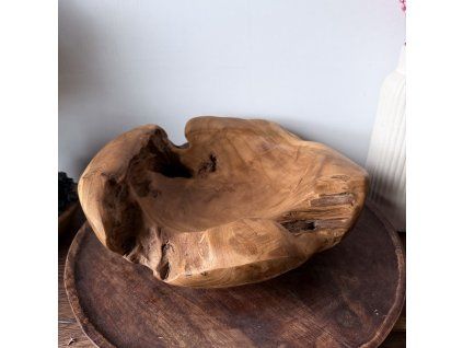 Teaková mísa 30cm