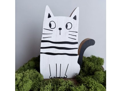 Dřevěná kočka