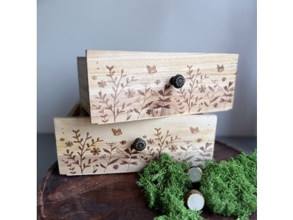 Šuplík květináč luční kvítí