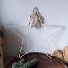 Hvězda kov LED 40cm bílá