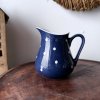 Keramický džbán tmavě modrý puntík 0,53l