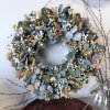 Stabilizovaný eukalyptový věnec 40cm interiér přírodní tóny