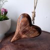 Přírodní dřevěné srdce
