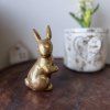Keramický zajíc zlatý