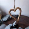 Dřevěné MANGO srdce obrys