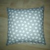 POLŠTÁŘEK SRDÍČKA ŠEDO- MINT. 35 x35 cm