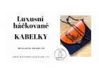 Luxusní háčkované kabelky-batohy