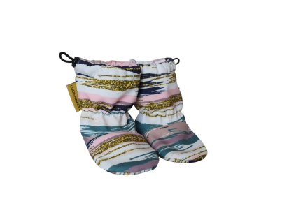SOFTSHELLOVÉ DESIGNOVÉ CAPÁČKY ZLATÉ PROUŽKY