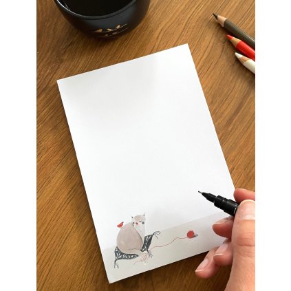 Trhaci blok poznamkovy todolist kancelar zeny darek kocka 1