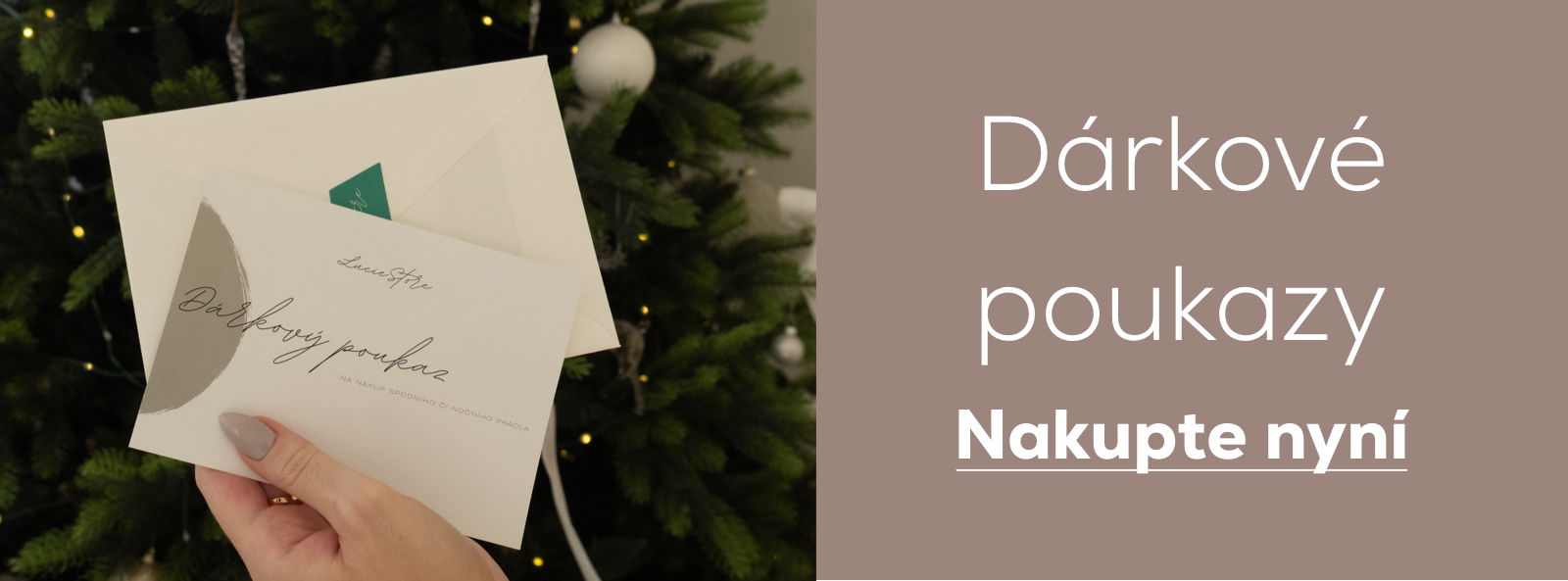 dárkové poukazy