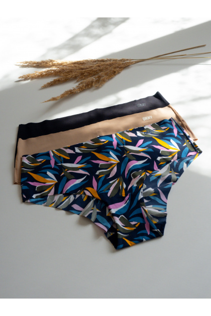 DKNY Litewear 3-balení kalhotek - Jungle