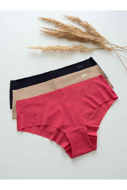 DKNY Litewear 3-balení kalhotek - Rose DK5028BP3