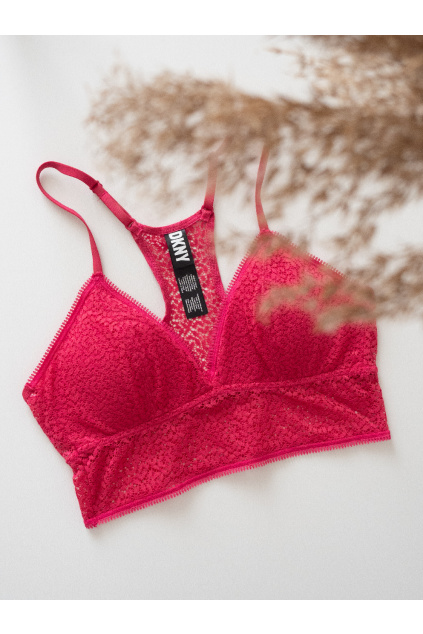 DKNY Modern Lace podprsenka - Rose růžovo-červená DK4021