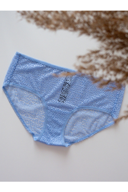 DKNY Modern Lace krajkové kalhotky - sky blue