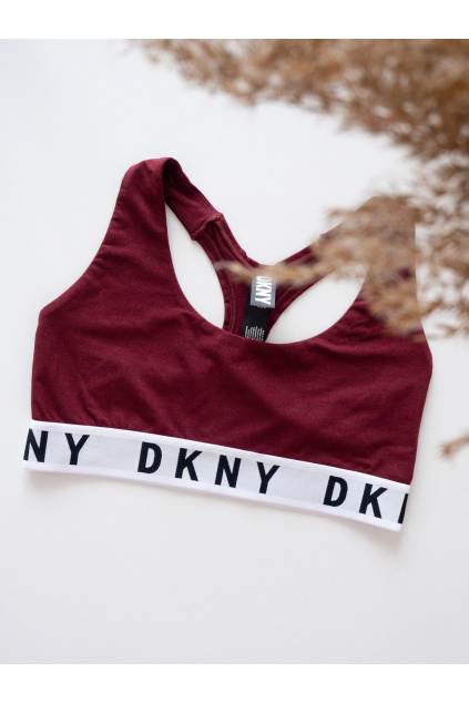 DKNY Cozy Boyfriend racerback podprsenka - chocotrufl