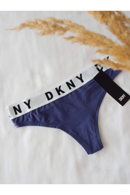 DKNY Cozy Boyfriend tanga - Dusk modrá DK4529