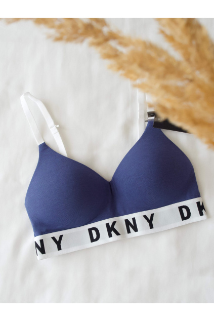DKNY Cozy Boyfriend push-up podprsenka - Dusk Modrá DK4518