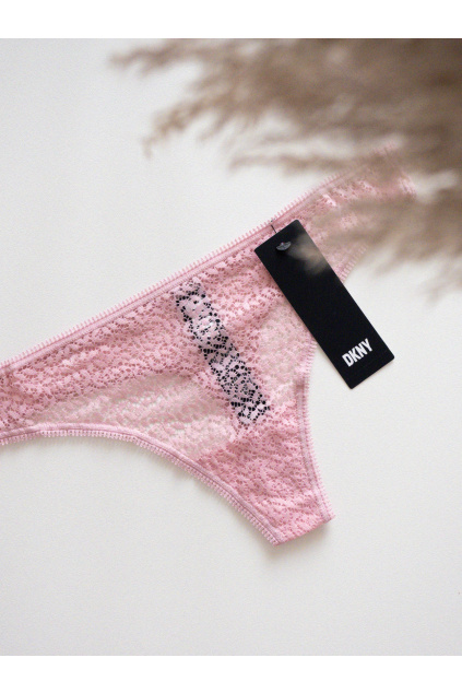 DKNY krajkové tanga Modern Lace -Mauve