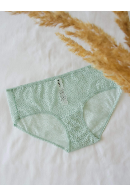 DKNY bokové kalhotky Modern Lace - mintová