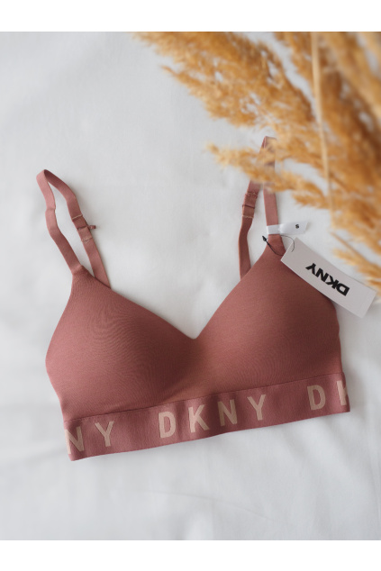 DKNY Cozy Boyfriend push-up podprsenka - Rosewood DK4518