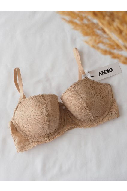 DKNY krajková podprsenka Lace Deco - Cashmere  DK7555