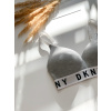 DKNY Cozy Boyfriend push up podprsenka - šedá