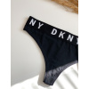 DKNY tanga Cozy Boyfriend - černá DK4529