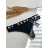 DKNY tanga Cozy Boyfriend - černá DK4529
