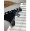 DKNY tanga Cozy Boyfriend - černá DK4529