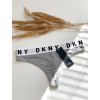 DKNY tanga Cozy Boyfriend - šedá