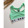 DKNY Cozy Boyfriend racerback podprsenka - Jade  zelená DK4519