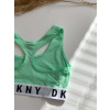 DKNY Cozy Boyfriend racerback podprsenka - Jade  zelená DK4519