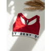 DKNY Cozy Boyfriend racerback podprsenka - cherry DK4519
