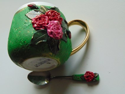 Hrníček s lžičkou