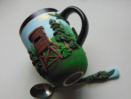 Hrníček s lžičkou