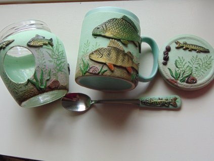 Souprava pro rybáře na čaj a kávu