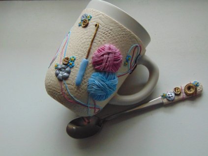 Hrníček s lžičkou