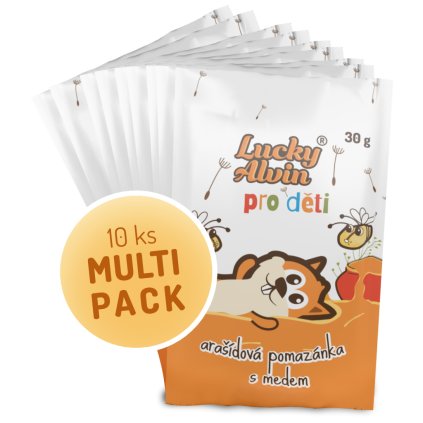 Pro děti: Arašídová pomazánka s medem MULTIPACK