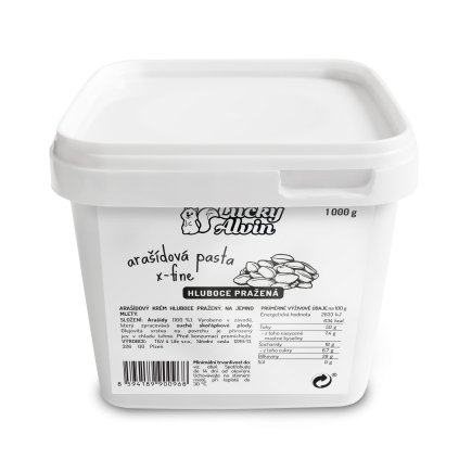 Arašídová pasta x-fine, hluboce pražená 1 kg