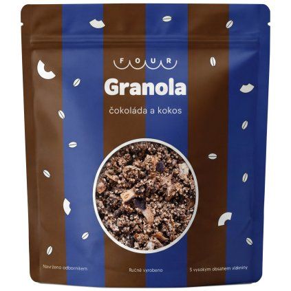 four granola cokolada kokos