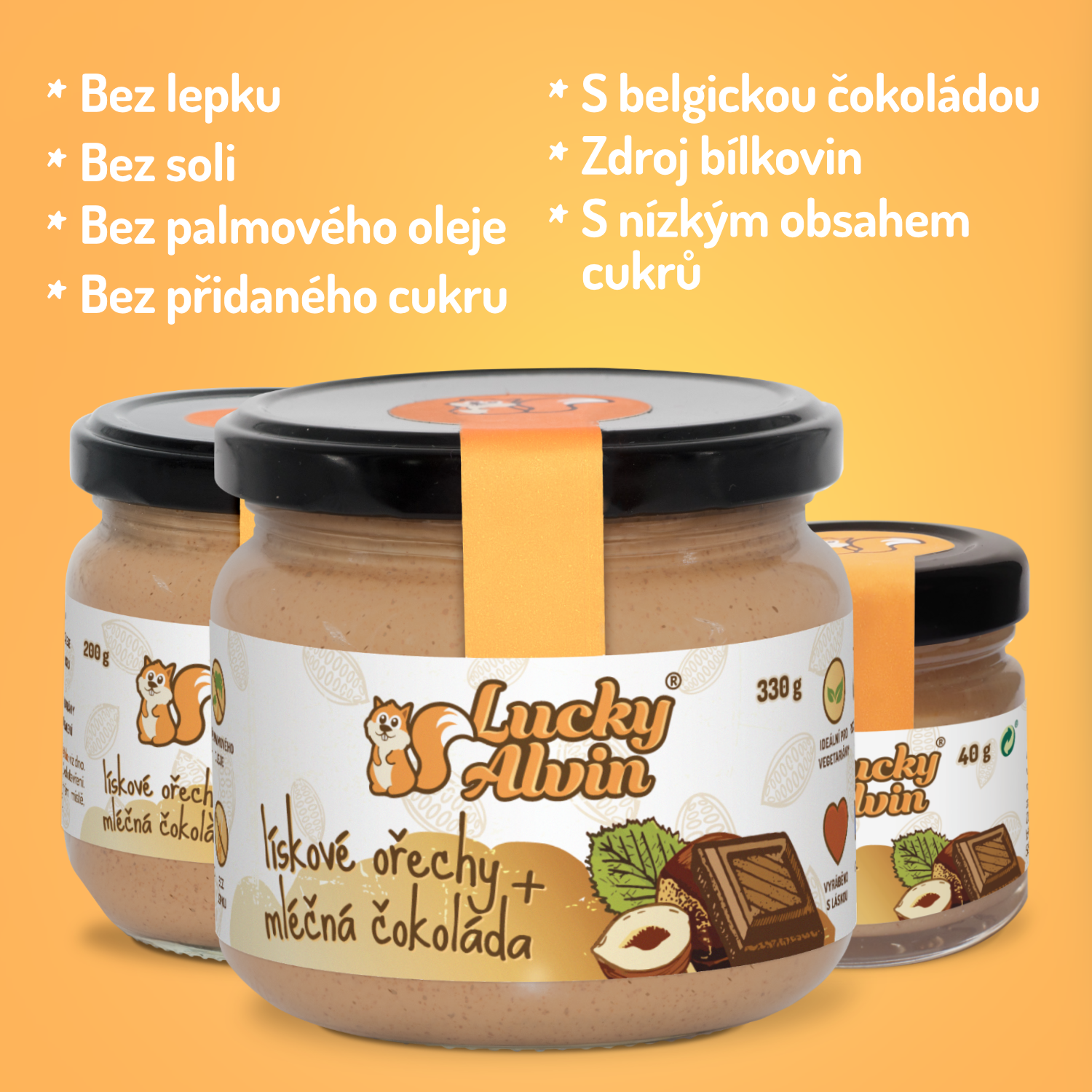 Lískové ořechy + mléčná čokoláda — náhled 3