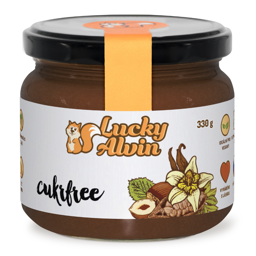 Lucky Alvin Cukrfree Lískooříškový krém 330 g