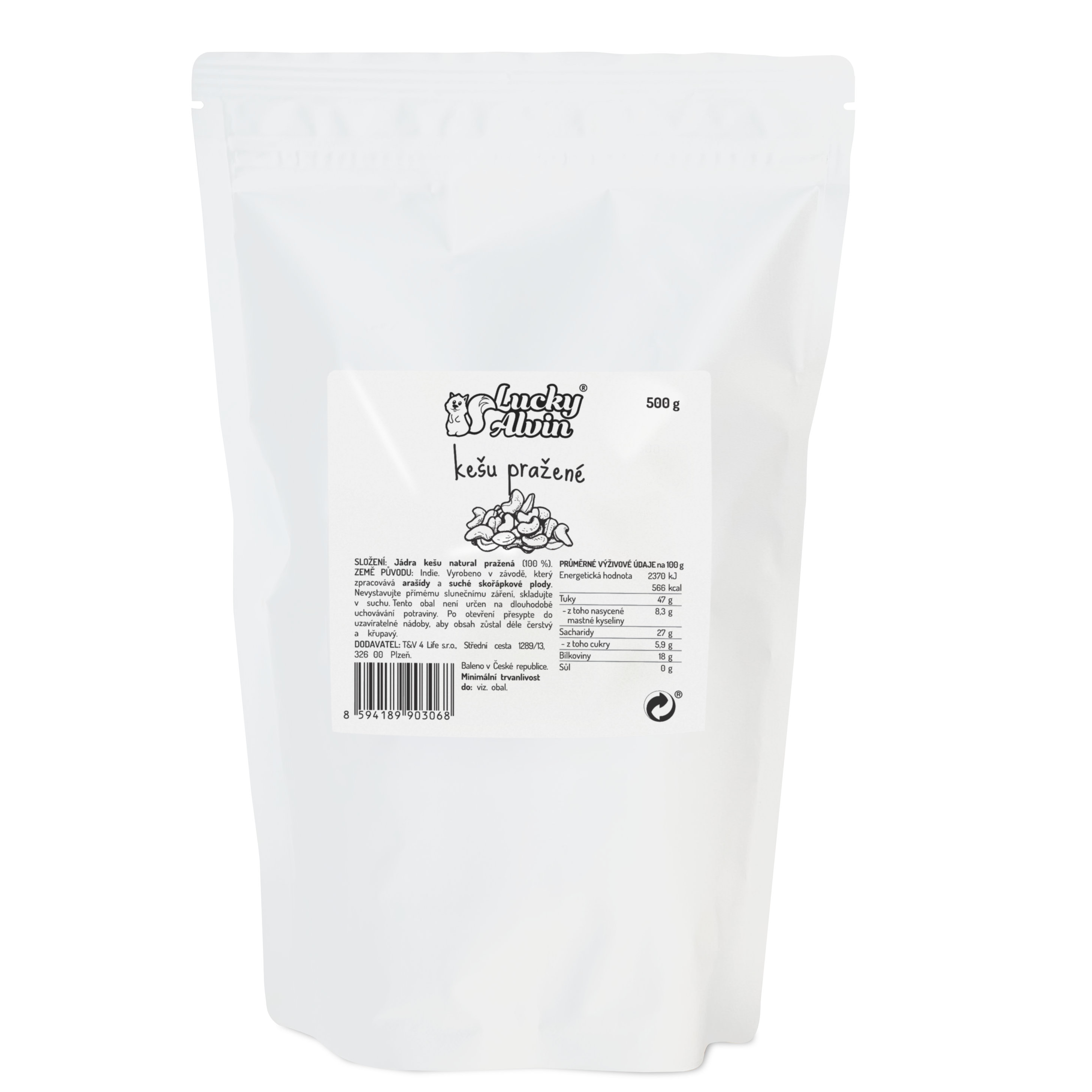 Kešu pražené — náhled 2