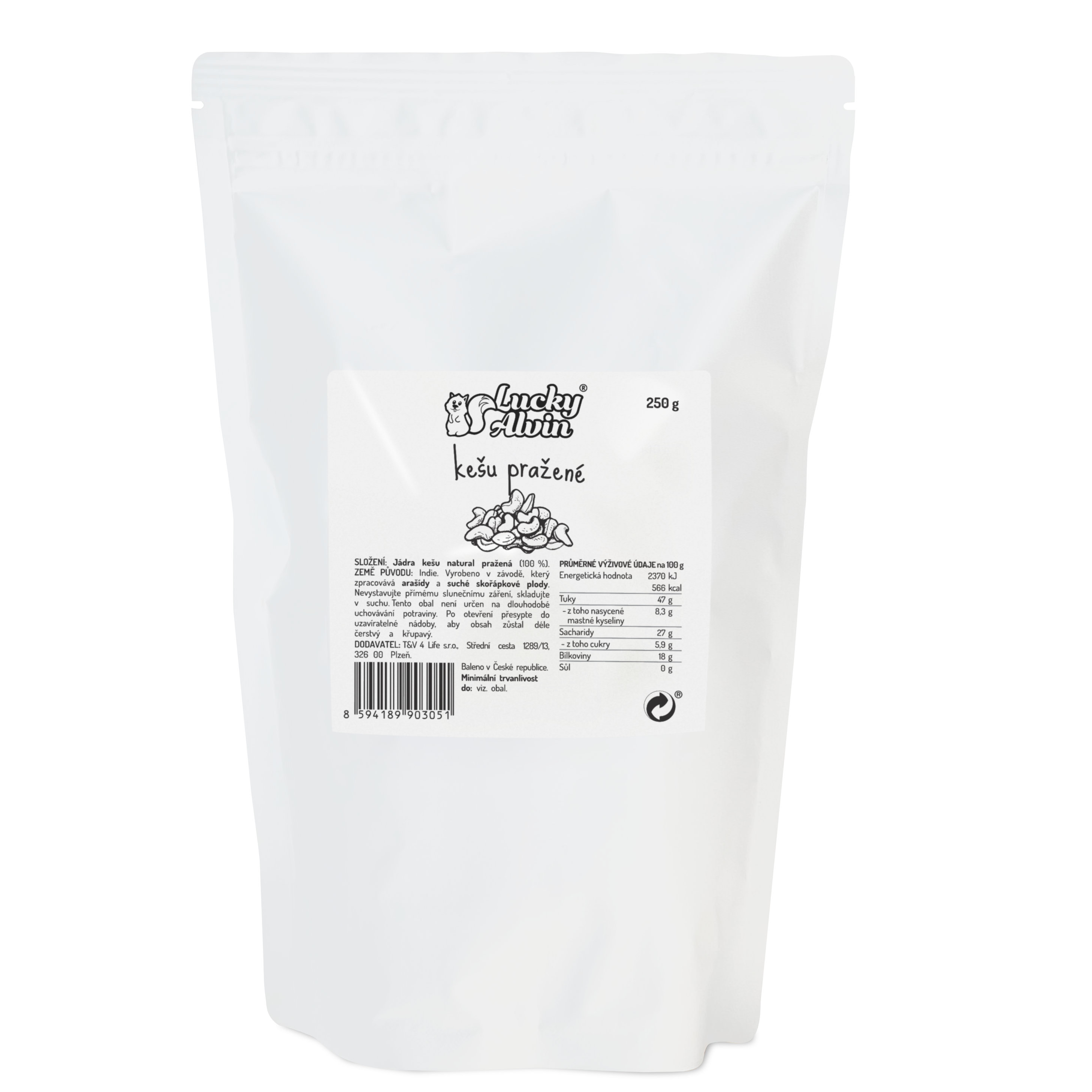 Kešu pražené — náhled 2