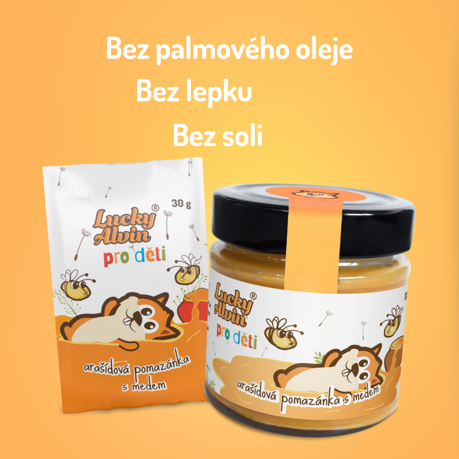 Arašídová pomazánka s medem — náhled 2