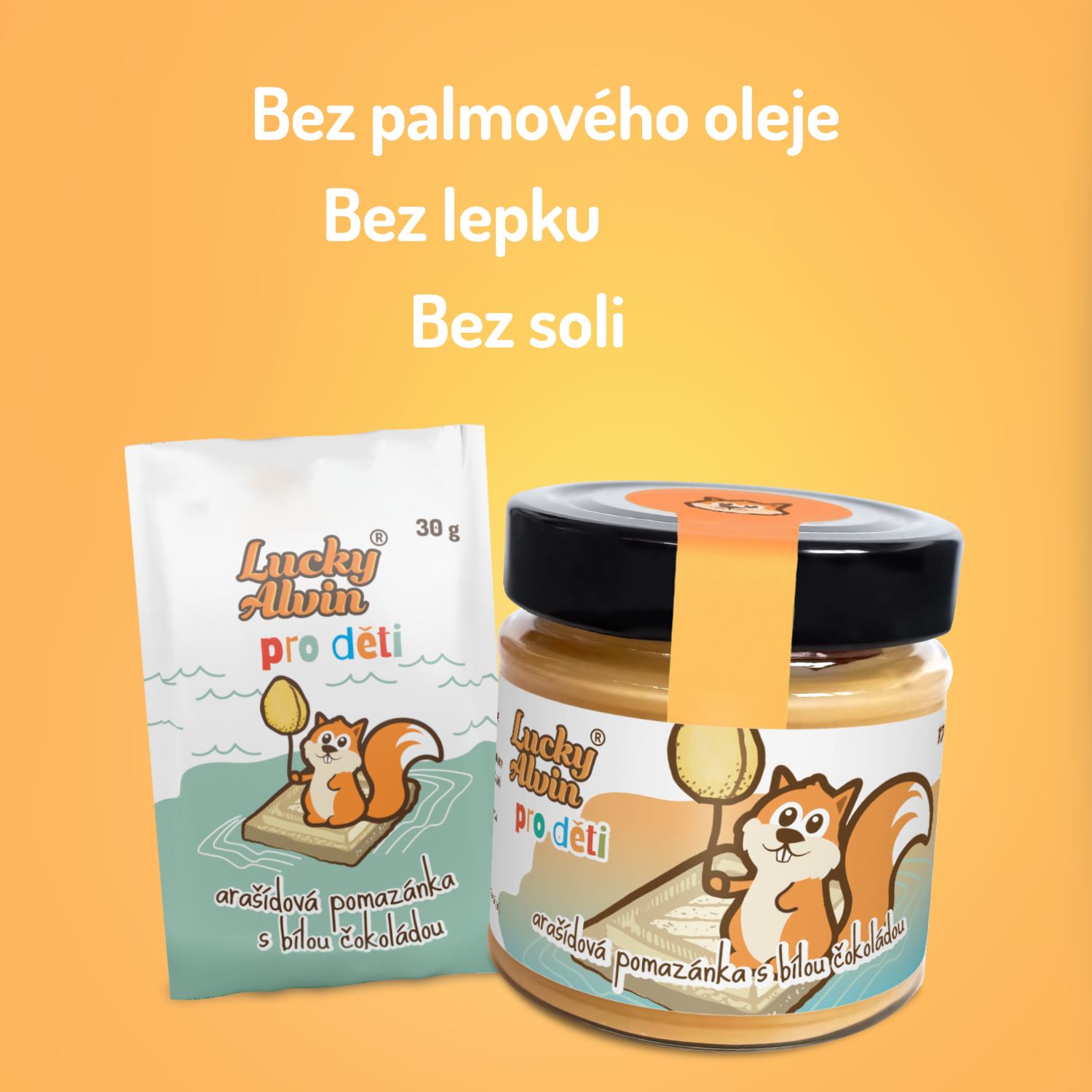 Arašídová pomazánka s bílou čokoládou pro děti — náhled 2