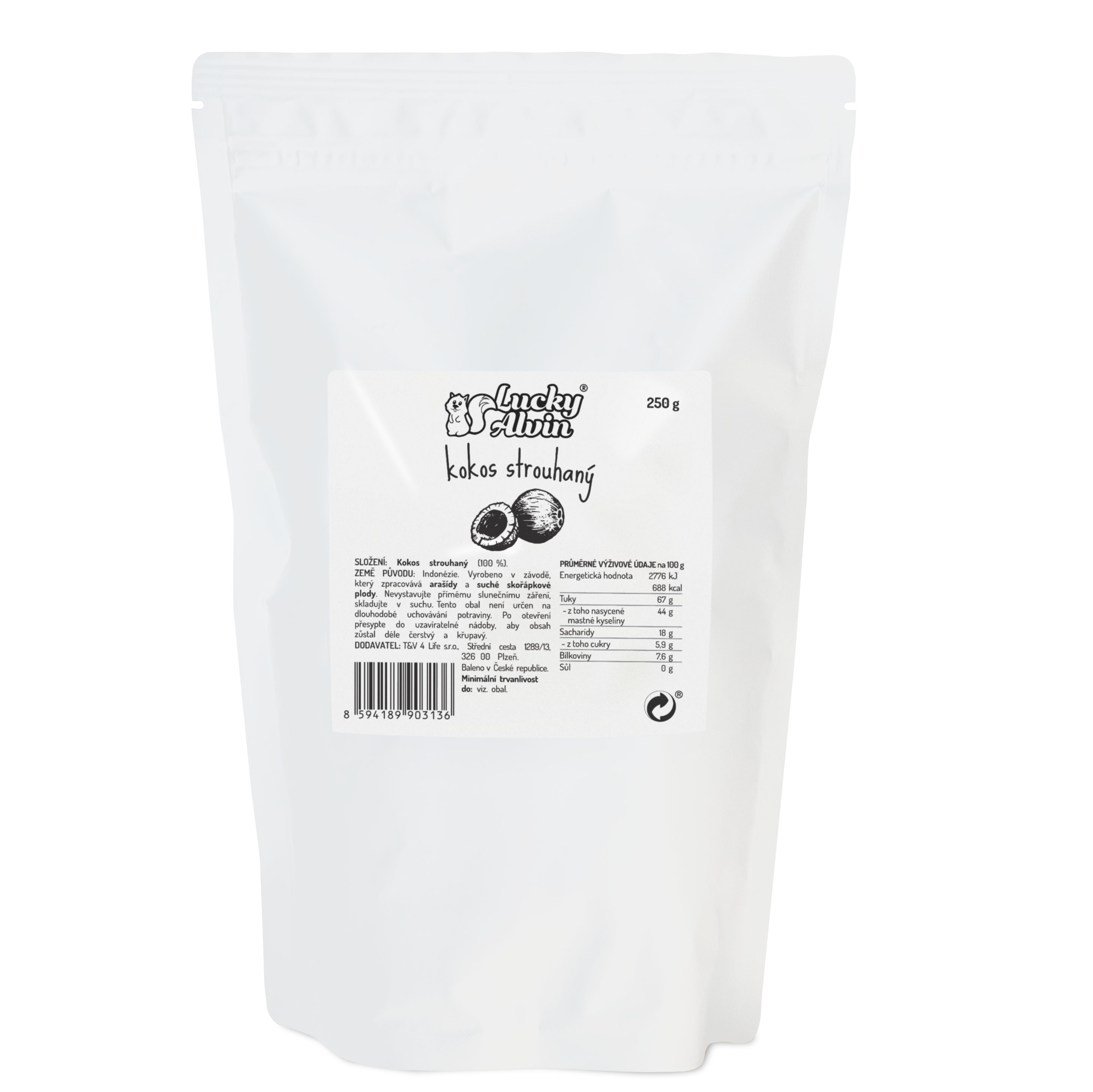 Kokos strouhaný — náhled 1