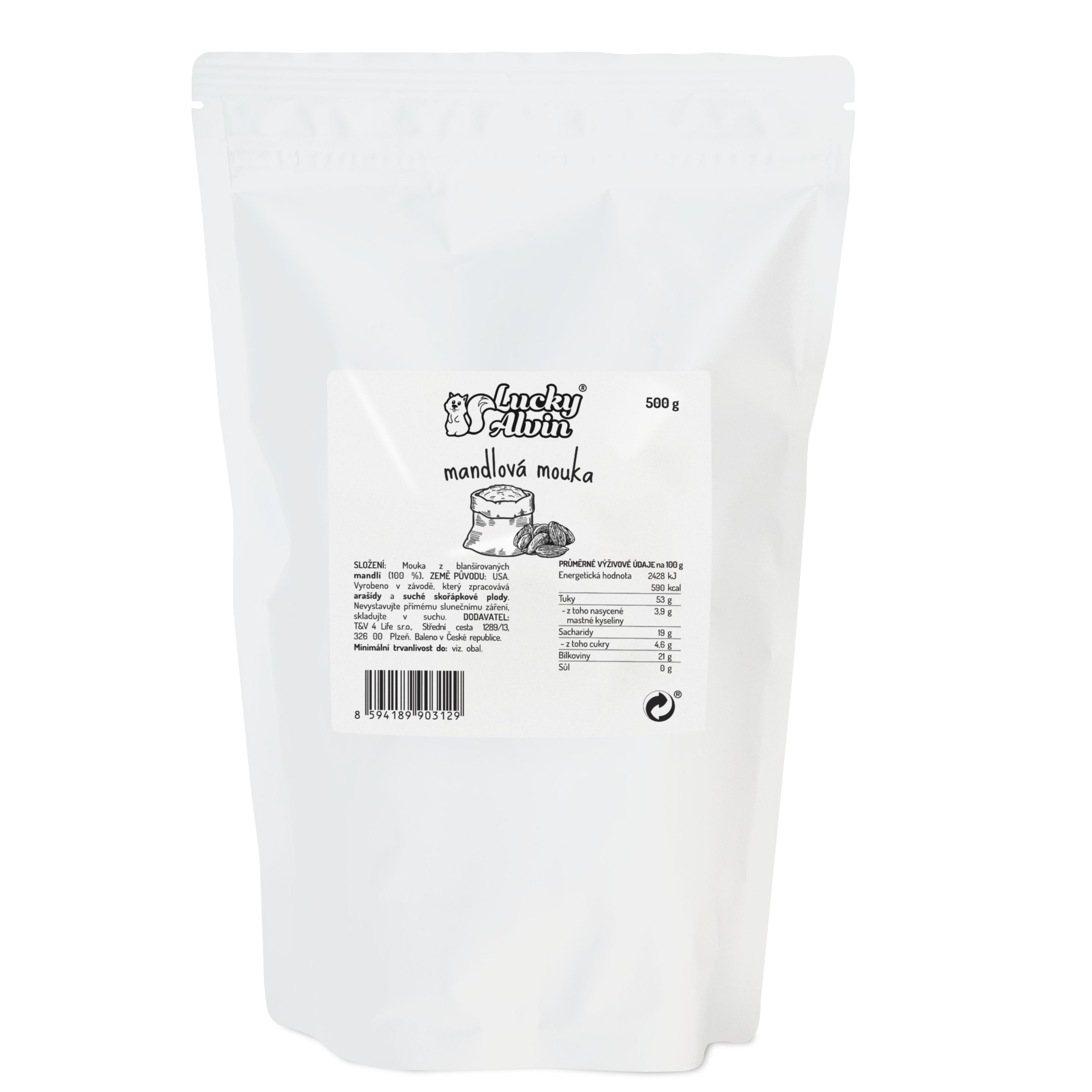 Mandlová mouka 500 g